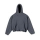 thumbnail image 1 of Sudadera con capucha para hombre, lisa, de manga larga, polar, de ancho corto, doble capa, estilo urbano occidental, sudadera con capucha, blusa de poliéster para hombre, 1 of 6