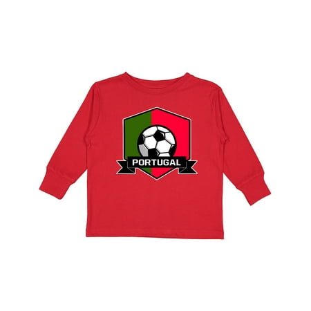 

Inktastic Soccer Portugal Flag Banner Gift Toddler Boy or Toddler Girl Long Sleeve T-Shirt