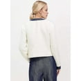 thumbnail image 3 of Tweed Jacket with Gold Button Details (S, White), 3 of 5