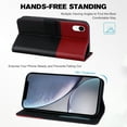 thumbnail image 3 of Compatible avec iPhone XR Étui Portefeuille Motif Animaux Mignons avec Fentes pour Cartes Couverture Rabattable, 3 of 5