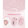 thumbnail image 3 of WANDF Puffy Yoga Mat Bag with Wet Pocket & Side Pocket Fits Tumblers with Handle, Full-Zip Pilates Bag Gym Bags for Women Men, Yoga Mat Carrier Storage Bag for Gym Exercise Pilates (Pink Bag), 3 of 9