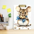 thumbnail image 2 of FORMRS Acrylic Clipboard with Low Profile Clip Standard A4 Letter Size, 12.5" x 9", Mouse Eats Cookies, 2 of 8
