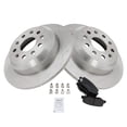 thumbnail image 3 of TRQ Brake Pad & Rotor Kit Brake Pads Brake Rotor Ceramic Fits Select 2018-2020 Jeep Wrangler, 3 of 5