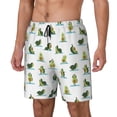 thumbnail image 2 of Gaeub Cute Avocado Yoga Mens Swim Trunks Stretch Beach Shorts Quick Dry for Men Swim Shorts Swimwear with Pockets- X-Large, 2 of 9