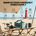 thumbnail image 3 of Mondawe 1800W Portable Power Station with AC Outlet and 200W Solar Panels for Home Use,Camping,Emergencies,RV, 3 of 8