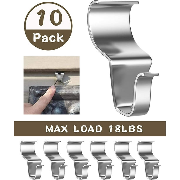 Hooks - Siding Clips For Hanging No-Hole Needed Low Profile Heavy Duty  Wreath Hangers for Outdoor Light Decorations 10 Pack 