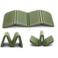 thumbnail image 4 of 2 piezas de cojín de espuma plegable cojín para senderismo cojín plegable cojín impermeable portátil para caminar al aire libre camping picnic parque + 2 bolsas de almacenamiento - naranja + verde, 4 of 5