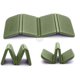 thumbnail image 4 of Bienvenido 2 piezas de cojín de espuma plegable cojín para senderismo cojín plegable cojín portátil impermeable al aire libre caminar camping picnic parque+2 bolsas de almacenamiento - naranja+verde, 4 of 5