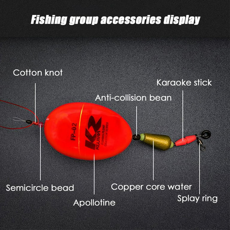 Bouanq Fishing Tackle Set,PortableFun Fishing Baits Kit Lots, for