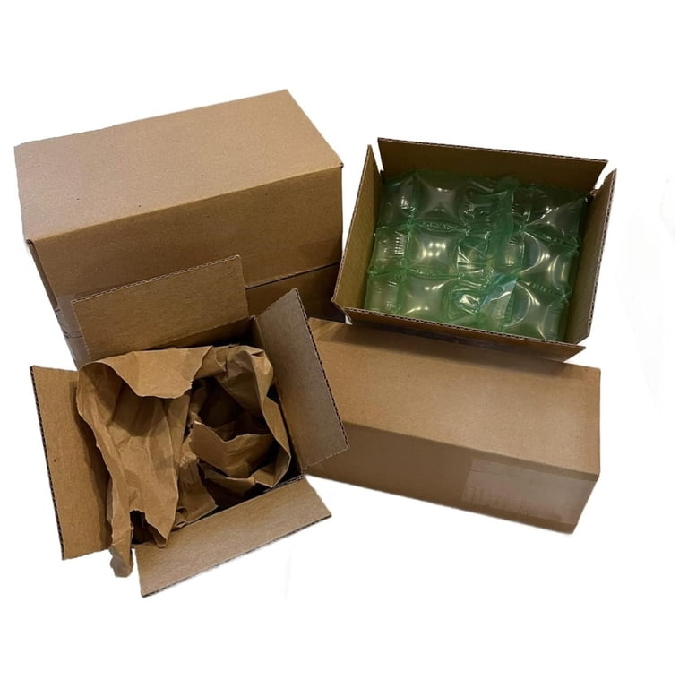 40 Pack Of 8x4x4 Corrugated Cardboard Boxes - Small Shipping & Moving Boxes - EcoSwift Brown Cartons
