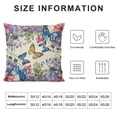 thumbnail image 5 of YINGXI Flower Throw Pillow Case Decorative for Couch Sofa Decoration 22x22in, 5 of 5
