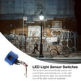 thumbnail image 3 of KAKOWELY Photocell Light Socket Photoelectric Sensor Lamp Controller with Night Mode for Electricians 1Set, 3 of 4