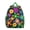 Green-43, variant on Romantic Rose and Peony Students Backpack - Bright Colorful Watercolor Floral Pattern, Lightweight School Bag with Comfortable Dual Shoulder Support