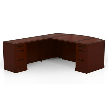 Mayline Sllbbb72scr Left Return Sorrento L Shaped Bow Front