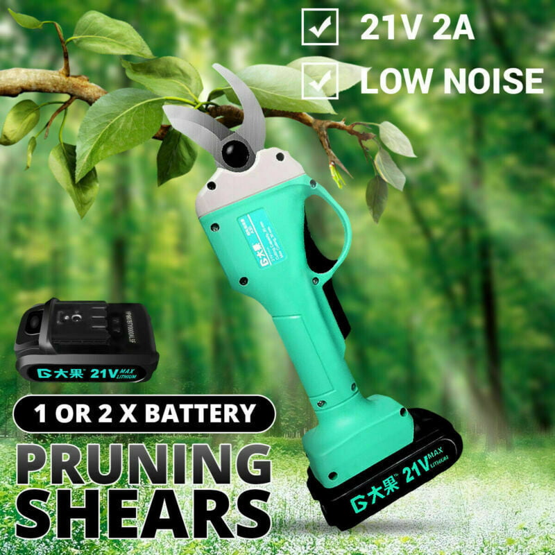 Electric Pruning Shears, Professional Cordless Pruner Electric Powered