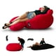 thumbnail image 1 of Sillón Puff con Cama Matrimonial Cojín y Taburete Gamuza Color Rojo Puff MX Gamuza Rojo, 1 of 2