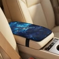 thumbnail image 4 of Xixirimido Breathable Car Seat Cover Set of 5 PU Leather Front Seats with Seat Belt & Console Covers Universal Fit Automotive Accessories, Blue-Sea Turtle Floral, 4 of 8