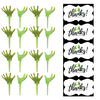 Halloween Monster Hands Spooky -24pk Cupcake / Desert / Food Decoration Topper Picks with Favor Stickers