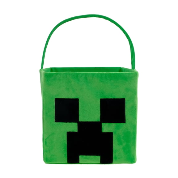 Minecraft Green Creeper Themed Easter Basket by Ruz