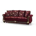 thumbnail image 2 of AMERICANA SOFABED BURGUNDY, 2 of 6