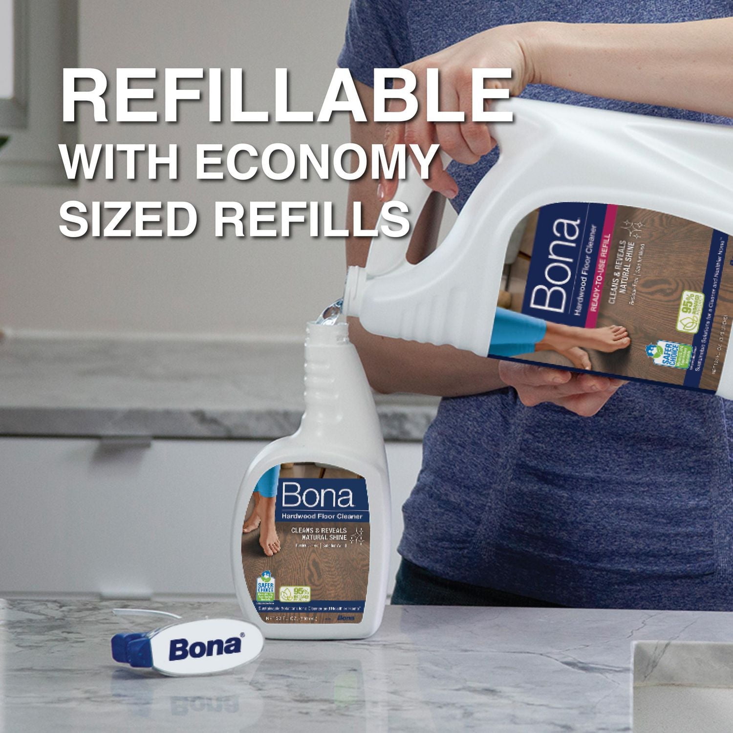 Bona Hardwood Floor Cleaner Spray, 650 mL