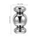 thumbnail image 2 of NUOLUX Conector De Postes Decorativo De Inoxidable Plata Para En Escaleras, 2 of 7