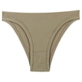 thumbnail image 2 of B91xZ String sous-Vêtements pour Femmes Bikini Sans Couture, TG Kaki, 2 of 3