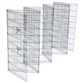 thumbnail image 3 of 48" Pet Playpens for Dogs, Foldable Metal Puppy Playpen for Small Dogs, Pet Exercise Pen Exercise Yard 8 Panel Metal Play Pen, 3 of 5