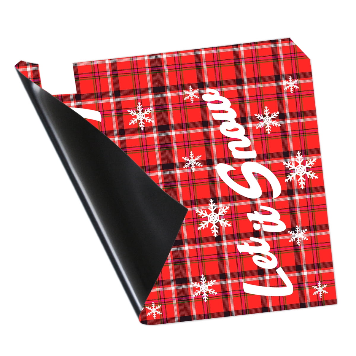 VWAQ Holiday Mailbox Covers Magnetic Christmas Mailbox Decor - 25.5"H X 20.75"W MBM50 RED