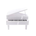 thumbnail image 1 of Alcancía con forma de piano para decoración de escritorio, para niños blanco, 1 of 5