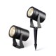 thumbnail image 2 of Foco LED de 5 W y 12 W para exteriores, para pared, construcción, tienda, hogar, 220 V, blanco cálido y frío, RGB, control remoto, Bluetooth, resistente al agua, IP66, 2 of 4