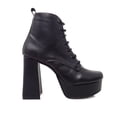 thumbnail image 3 of Bota Dasalo Negra De Agujeta Con Plataforma Para Mujer, 3 of 4
