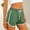 Army Green, variant on Olyvenn Women's Summer Casual Athletic Track Shorts Drawstring Elastic Waist Contrast Piping Pink XL
