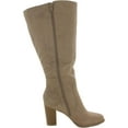 thumbnail image 2 of Style & Co. Womens Addyy Faux Suede Wide Calf Knee-High Boots, 2 of 3