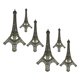thumbnail image 1 of Greenadscape 6Ud Figurilla Metal Torre Eiffel De Color Marrón Para Romántica Y Regaló, 1 of 8