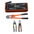 thumbnail image 3 of Colaxi 3Pcs Bolt Cutter Pliers Set,8" Mini Plier Cutting,CR V Blades,8" Wire Rope Plier 14" Bolt Cutter for Rope Chains Rivets Locks, 3 of 8