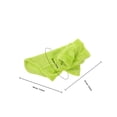 thumbnail image 4 of OULII Cat Sweaters Cat Clothes Plush Light Green 1Set For Running, 4 of 5