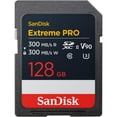 thumbnail image 1 of Tarjeta de memoria SanDisk Extreme PRO 128 GB SDXC UHS-II V90, 1 of 6