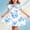 Light Blue, variant on Amidoa Girl Dresses Skater Short Sleeve Twirl A-Line Dress Casual Summer Sundress for Kids Light Blue Size 14