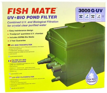 Fish Mate Gravity UV+Bio Pond Filter by Ani Mate, Ltd.