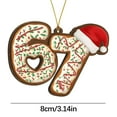 thumbnail image 3 of 67 Christmas Ornament – Funny 67 Ornament for Christmas Tree, Durable & Fade-Resistant Holiday Decor, Humor-Themed Ornament for Xmas Tree, Birthday Gifts & Novelty Decoration, 3 of 7