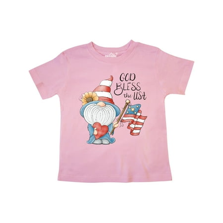 

Inktastic God Bless the USA Gnome Gift Toddler Boy or Toddler Girl T-Shirt