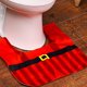 thumbnail image 2 of Juego De Fundas Para Asiento De Inodoro De Navidad Juego de funda y alfombra para asiento de inodoro navideño, decoración interior reutilizable para el hogar (SD06), 2 of 6