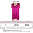 thumbnail image 2 of Women Satin Tank Top V Neck Pleated Loose Fitting Summer Sleeveless Vest for Daily Wear purplish Red L, 2 of 2