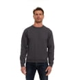 thumbnail image 5 of SOCKS'NBULK 12 Pack Mens Adult Crewneck Fleece Lined Pullover Sweatshirt Bulk, Charcoal Gray Color, Wholesale Multipack Donation for Homeless, 5 of 6