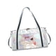 thumbnail image 5 of Bolso de baile para mujer, bolso de lona, ​​bolso de hombro portátil, bolso de fiesta, bolso de fin de semana Plata, 5 of 9