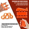 thumbnail image 4 of Hengguang 6Pcs Hand Grip Strengthener Kit, Hand Strength Exerciser, Adjustable Resistance 22 to 132lbs Hand Gripper,Finger Exerciser,Finger Stretcher,Grip Ring & Stress Relief Grip Ball（Orange）, 4 of 7