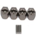 thumbnail image 1 of Ounissouiy RCGOFFLOW 1/10 aleación de aluminio rueda fuerte montaje hexagonal pieza de actualización RC adaptador para HPI VENTURE RC, 1 of 6