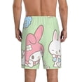 thumbnail image 4 of Lsque Sanrio Mens Sleep Pajama Shorts,Short Pajama Pants, Cotton Ultra-Soft Knit-Large, 4 of 9