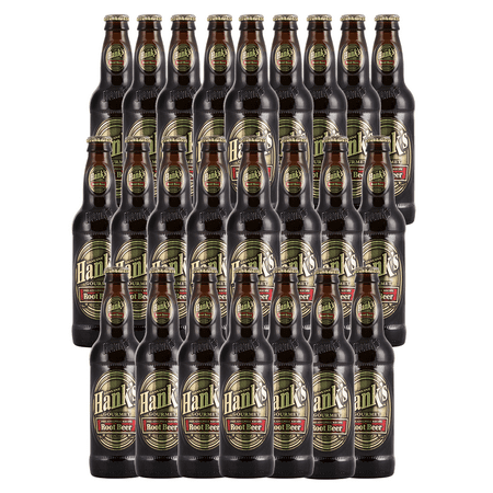 Hank's Genuine Gourmet Root Beer, 12 fl oz Bottles – Premium Craft Soda with Rich, Creamy Flavor – Authentic Philadelphia Recipe, Pack of 24